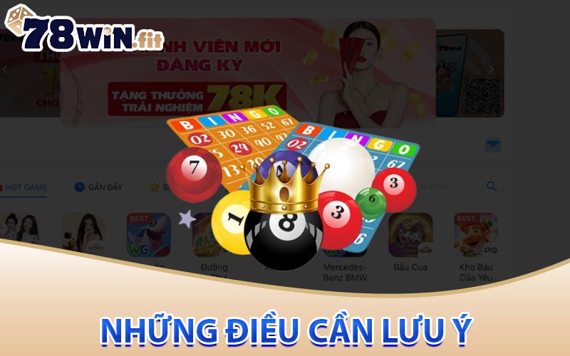 Những điều cần lưu ý