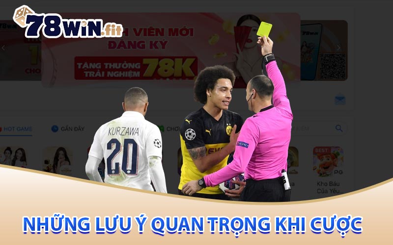 Những lưu ý quan trọng khi cược